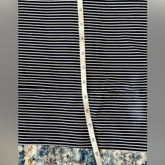 Dark blue Stripped Shirt Boat Neck Medium stretchy fabric - Picture 4 of 6